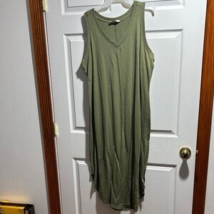 Sonoma Olive Green Maxi Dress